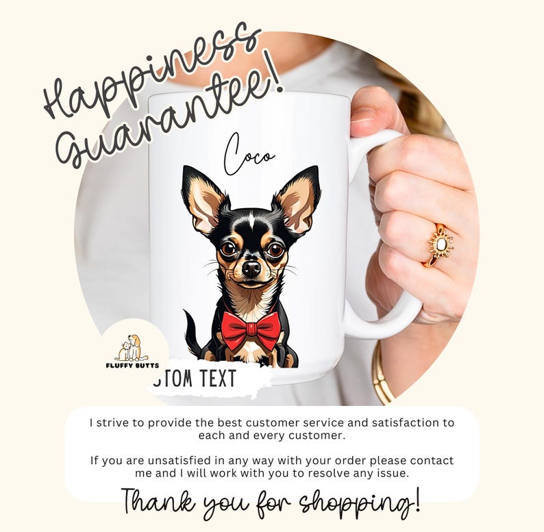 Personalized Chihuahua Dog Mug,custom Cup,pet Owner Gift,mom Teacup