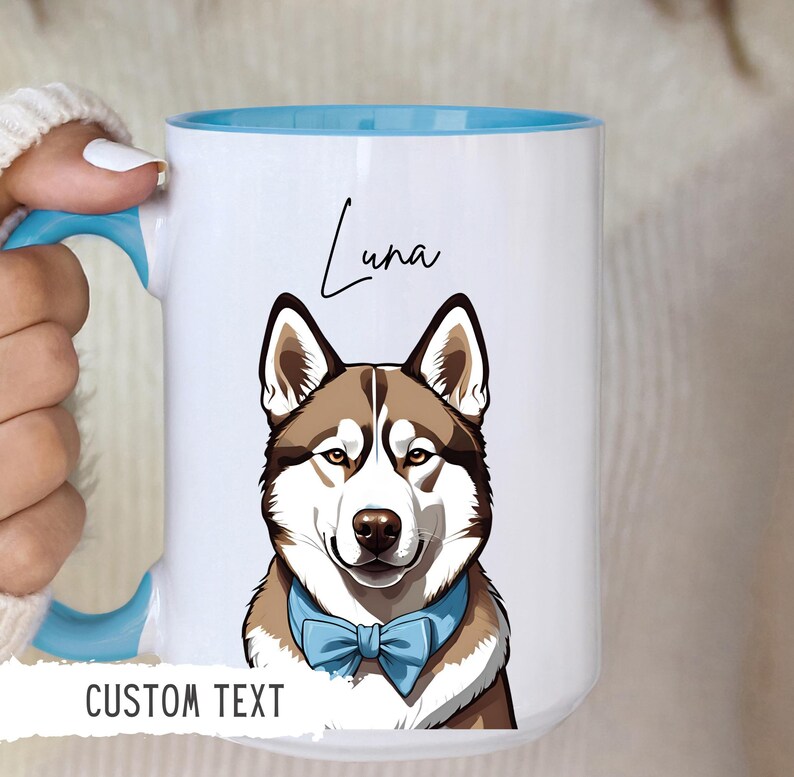 Personalized Siberian Husky Dog Mug,custom Cup,pet Owner Gift,huskies