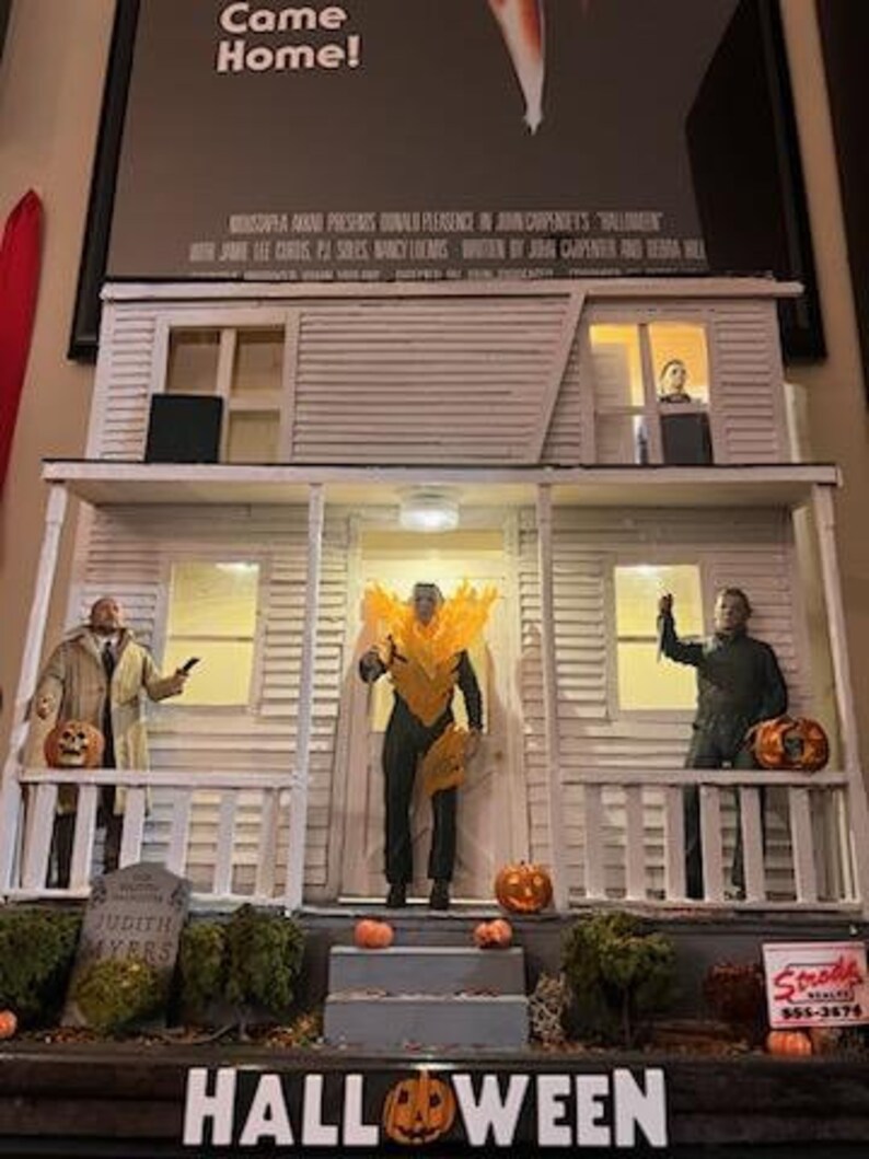 Halloween michael Myers House Model Etsy