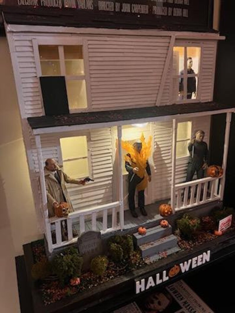 Halloween michael Myers House Model Etsy