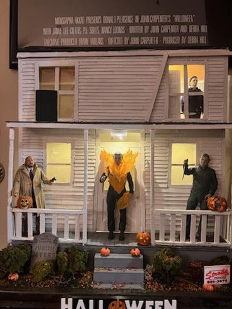 Halloween michael Myers House Model Etsy
