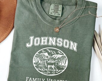 Custom Family Trip shirts Personalized Family Reunion mountain Shirt custom tshirts family vacation 2026 Rocky Mountains Vacation