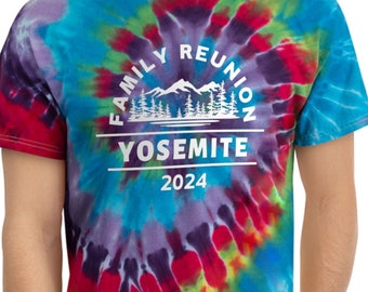 Tie Dye Custom Family Reunion shirt Personalized Family Reunion Shirt custom tshirts Mountain family reunion shirt ideas Matching shirts