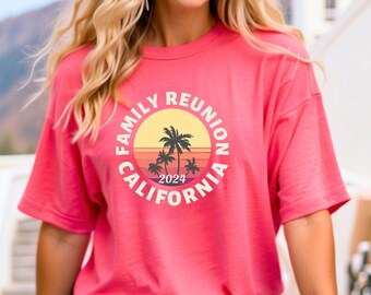 Custom family reunion tshirt, personalized shirt for family gathering, personalized family reunion shirt, custom beach family reunion shirts
