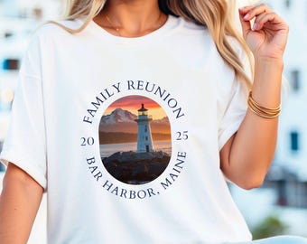 Custom Family Vacation shirts Personalized Family Reunion Lighthouse Shirt custom tshirts family travel shirt ideas vacation shirt
