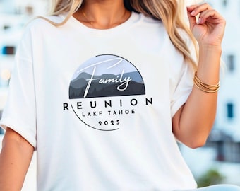 Custom Family Vacation shirts Personalized Family Reunion mountain Shirt custom tshirts family vacation 2026 Great Smoky Mountains Lake Tee