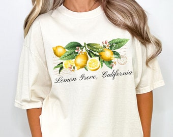 Vintage Lemons Fruit Comfort Colors Shirt Retro Graphic Lemon fruit shirt cute gift for her y2k summer shirt Baby tee