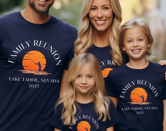Custom Family Reunion shirts Personalized Family Reunion Lake Shirt custom tshirts family reunion shirt ideas camping fishing shirt