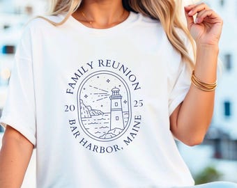 Custom Family Vacation shirts Personalized Family Reunion Lighthouse Shirt custom tshirts family travel shirt ideas vacation shirt