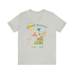 Jimmy Buffett 1946-2023 - Unisex Jersey Short Sleeve Tee