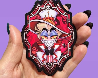 Hazbin Hotel Lucifer Glossy Sticker