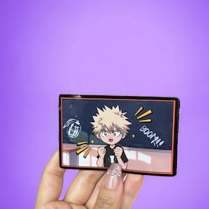 Adesivo lucido Bakugo bambino