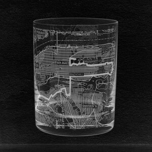 NYC Marathon Route Map Whiskey Glass - 2025 Runner Gift - Etsy