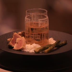 Blikvormig glas + aangepaste kaart + Where My Chef Rules | 100% zelfbediening | Cadeau voor moeder, chef-kok, vrouw