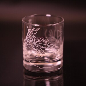 Keystone Map Rocks Glass | Graviertes Whiskyglas | Geätzte Scotch Gläser | von FineBruh