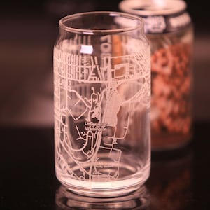 UW Seattle Campus Map Glass: Alumni Gift, Cordial Cocktail Cup