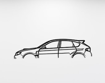 Impreza Wrx Stı Gr Car Metal Wall Art, Car Garage Wall Decor, Automotive Sign, Gift For Him, Decor Of Car, Personalized Gift
