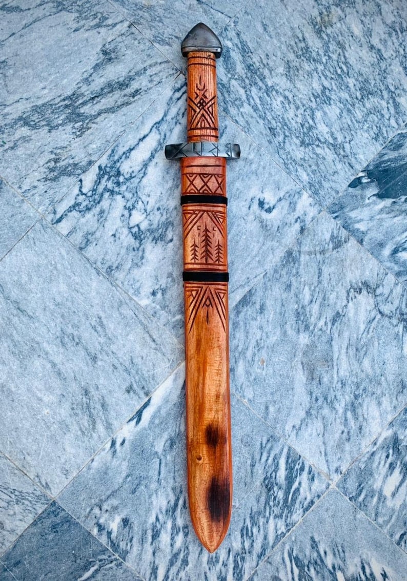 Hand Custom Viking Swords & Ragnar Axe Set, Viking Axe