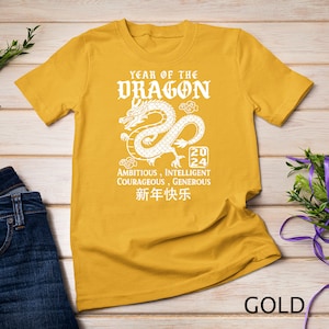 Happy New Year 2024 Retro Chinese New Year 2024 Year of the Dragon T-Shirt Sweatshirt