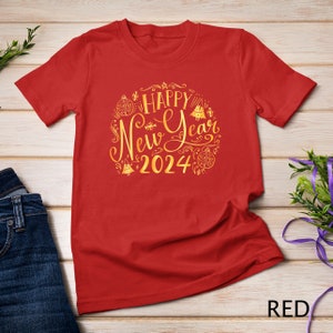 Happy New Year 2024 Cute T-Shirt Sweatshirt