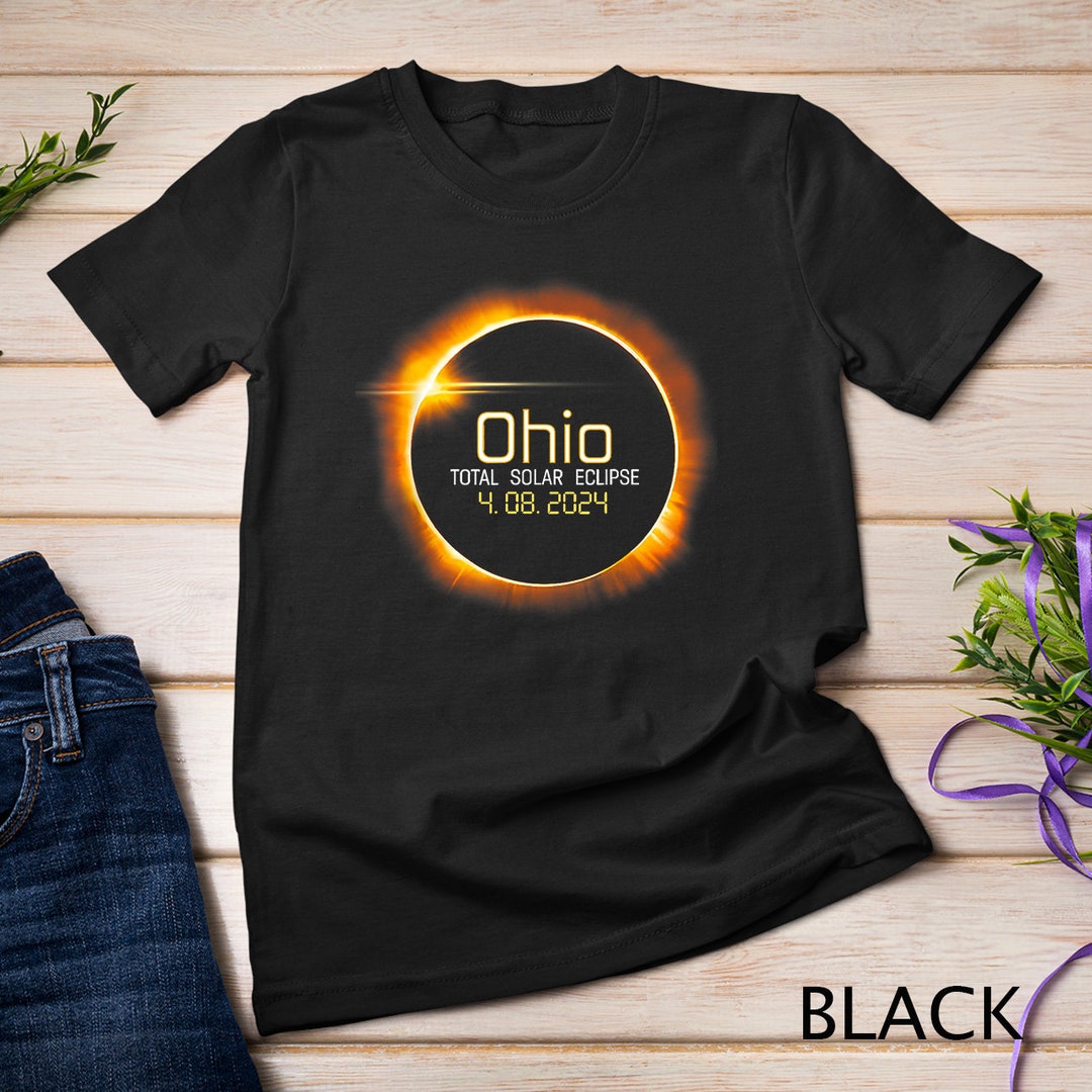 Ohio Totality Total Solar Eclipse April 8 2024 T-shirt Sweatshirt - Etsy