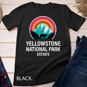 Yellowstone National Park Vintage retro beer reis souvenir T-shirt sweatshirt