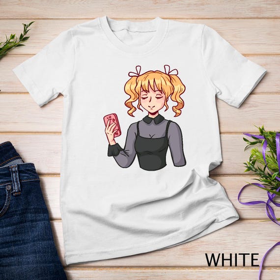 Buy Whimsical Blonde Curly-haired Anime Girl With Heart-decorated
