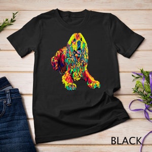 American Cocker Spaniel Hund Bunte Cocker Spaniel Liebhaber T-Shirt Sweatshirt
