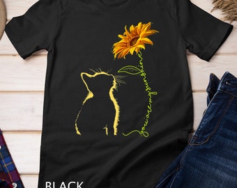 Katze du bist mein Sonnenschein Shirt Katzen T-Shirt Geschenke T-Shirt Sweatshirt