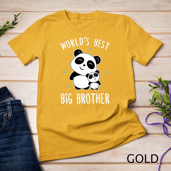 World's Best Big Brother Shirt Cute Panda Pandas Siblings World's Best Big Brother Shirt Cute Panda Pandas Siblings