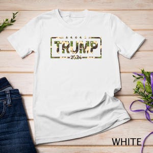 Trump 2024 Presidential Election Camo Style T-Shirt Sweatshirt