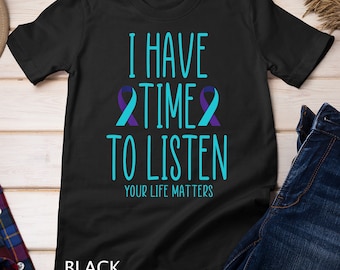 Ik heb tijd om te luisteren Suicide Awareness Mental Health T-shirt sweater