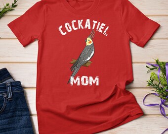 Cockatiel Mom Gift Cockatiel Parrot Bird Owner Gifts T-Shirt Sweatshirt