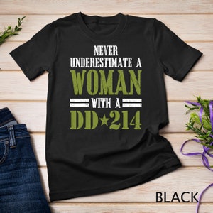 Mujeres con DD-214 Mujer Veteranos Día Regalo Camiseta Sudadera
