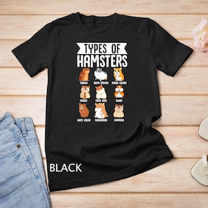 Types Of Hamsters Cute Syrian Breed Funny Rodents T-Shirt Sweatshirt