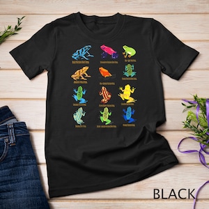 Dart Frogs Identification Chart For Frog Lovers T-Shirt Sweatshirt