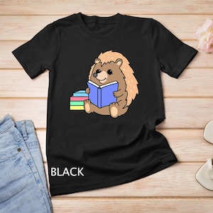 Hedgehog Reading Book For Librarian T-Shirt Sweatshirt
