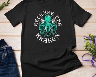 Release The Kraken Octopus Lovers T-Shirt Sweatshirt