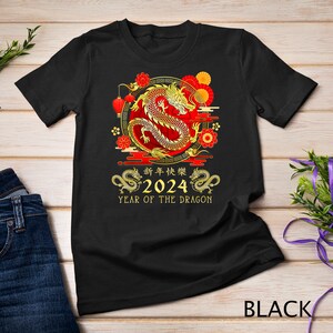 Happy New Year 2024 Year of the Dragon Happy New Year 2024 T-Shirt Sweatshirt