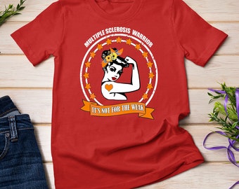 Multiple Sclerosis Awareness MS Warrior Mom Support Gifts T-Shirt Sweatshirt