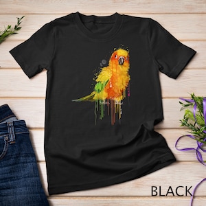 Sun Conure Shirt Cute Conure Parrot Conures Lover T-Shirt Sweatshirt