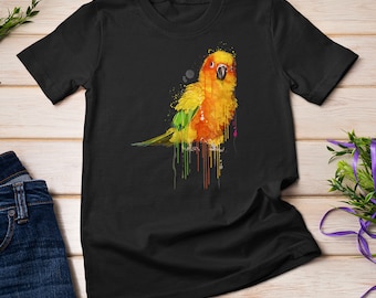 Sun Conure Shirt Cute Conure Parrot Conures Lover T-Shirt Sweatshirt