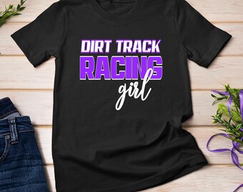 Dirt Track Racing Girl Motocross Dirt Bike Racing Gear T-Shirt Sweatshirt
