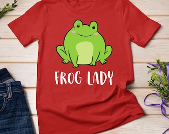 Niedliche Frosch-Dame Love Frösche Nur ein Mädchen, das Frösche liebt T-Shirt Sweatshirt