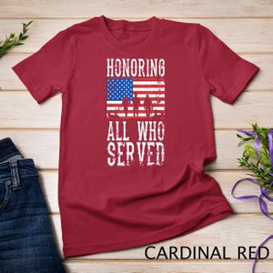 Veterans Day Veteran Thank You Military Patriot USA Flag T-Shirt Sweatshirt