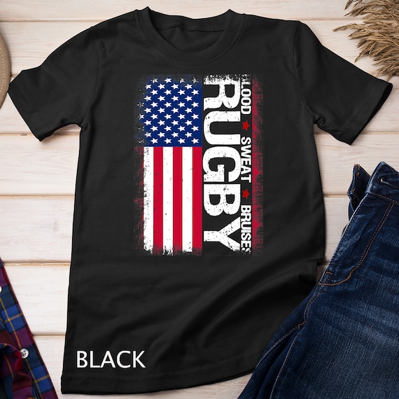 Usa Rugby Flag T Shirt Distressed Rugby Tshirt Gift Usa Rugby Flag T Shirt Distressed Rugby Tshirt Gift