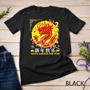 Happy Chinese New Year 2024 Of Red Dragon Zodiac Family T-Shirt Sweatshirt