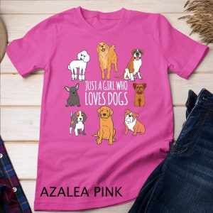 かわいい犬と子犬好きへのギフト - 犬好きの女の子のTシャツ スウェットシャツ