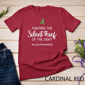 Glaucoma Awareness Thief of Sight Strong Fighter and Warrior T-Shirt Sweatshirt