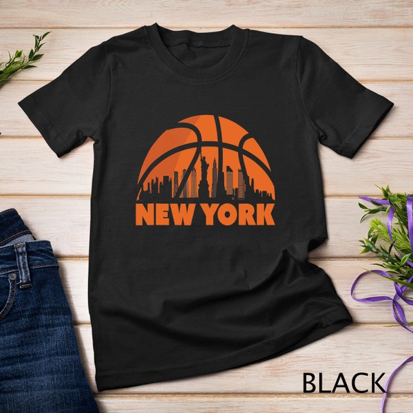 New York City Skyline New York Basketball Fan Jersey T-Shirt Sweatshirt